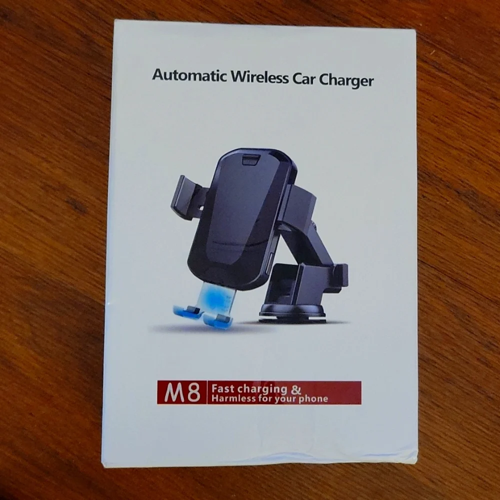Automatic Wireless Car Charger 10W Quick charge 7.5W Fast 5W Regular New…